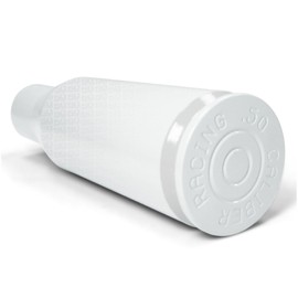 50 Caliber Racing Custom Bullet Shift Knob - White Powdercoat - Compatible with Polaris RZR 570 800 XP1000 900 Bullet Shifter Shift Knob White [5348G1]