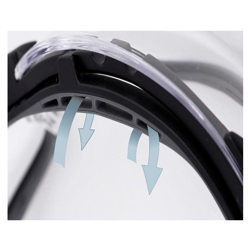 Terminator Xtra EN 166 Safety Glasses Socket: Black Lens: Clear