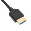 HD Multimedia Interface Cable Spring Retractable A Male to D