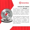 BREMBO Disco De Freno Delantero Izquierdo O Derecho Compatible con