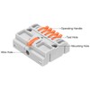 QUARKZMAN Pack of 10 DIN Rail Quick Connect Terminals DIY