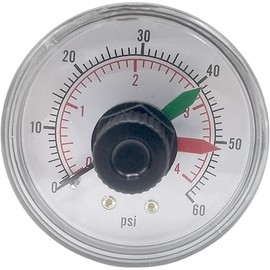 ECX2712B1 0-60PSI Boxed Pressure Gauge with Dial Replacement for Select Hayward Filters ec65, ec65a, ec75 and ec75a