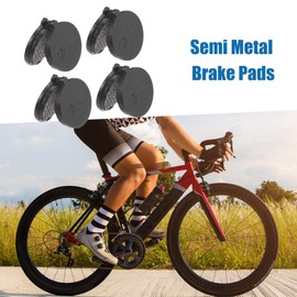 A ABSOPRO Semi Metal Disc Bike Brake Pads for Bicycle Bike Cycle Set of 8