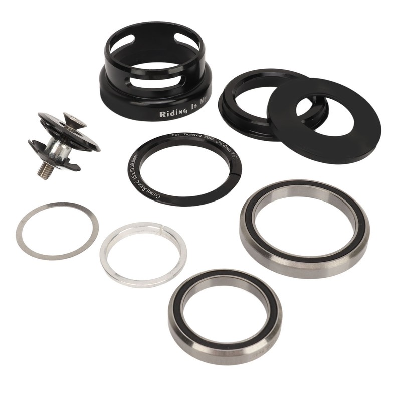 Bike Headset Bike Fork Bowls Set Aluminum Alloy Bike Front