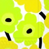 Marimekko Unikko Papierservietten Lunch gelb