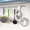 ELFULLY 8 Pack Stainless Steel Spoon Rest, Large Size Ladle