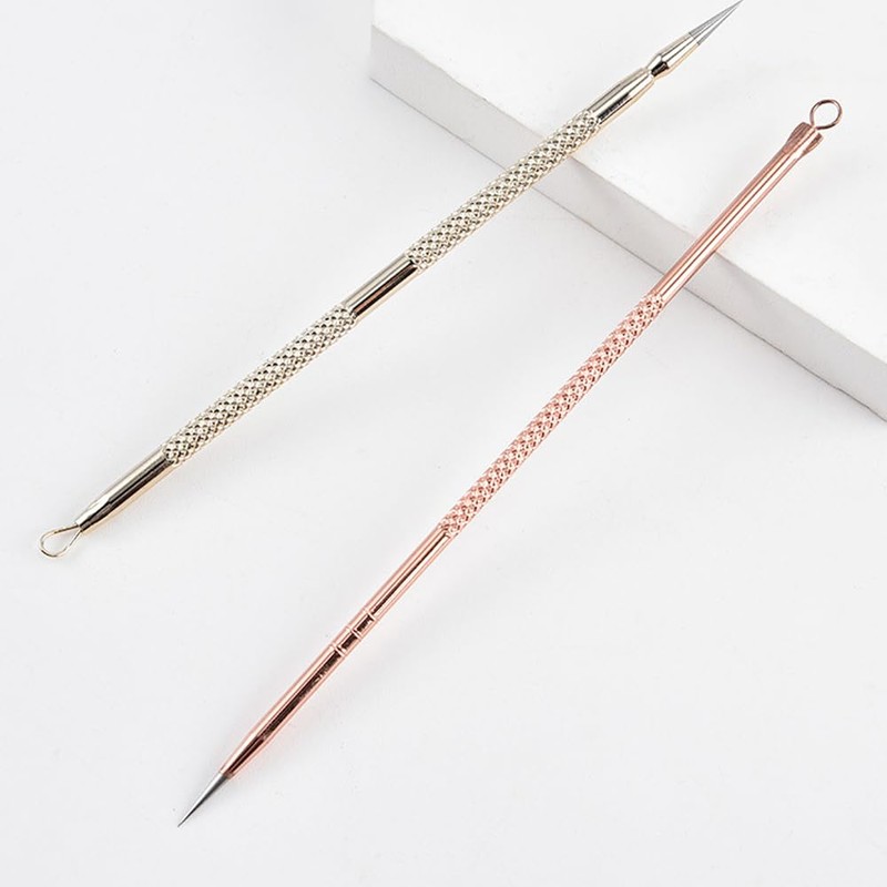 ieron Lancet Needle,Stainless Steel Acne Blackhead Remover,Fat Granule Remover,Pimple Remover