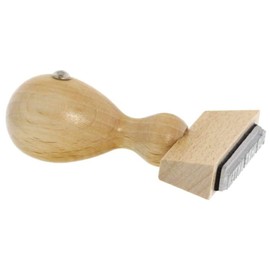 Warehouse Stamp - Unknown Warped - Kaufhaus2010 Beech Wood Stamp - Warehouse Text Stamp for Labelling Invoices and Other Documents 4 cm Long