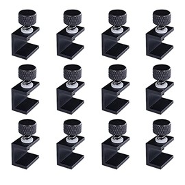 5Aplusreprap 12Pcs Adjustable 3D Printer Ender 3 Pro Glass Clips Clamps Compatible with Ender 3/3 Pro/V2/3S, Ender 5/Pro, CR-20 PRO, CR10/10S Pro, 3D Printer Heat Bed Clips