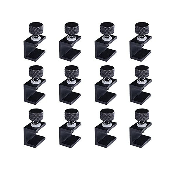 5Aplusreprap 12Pcs Adjustable 3D Printer Ender 3 Pro Glass Clips
