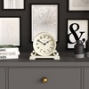 JONES CLOCKS® Saloon Mantel Clock | Small Traditional Double Scroll