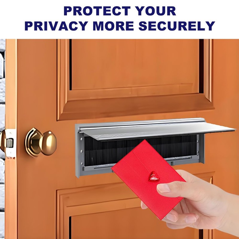 Telescopic Sleeved Letter Box, Premium Draught Proof Postal Letterbox, Aluminium