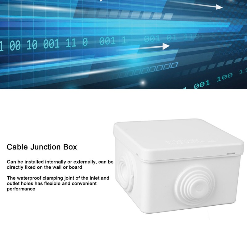 12 Pcs Cable Junction Box Waterproof Power Distribution Instrument Cable