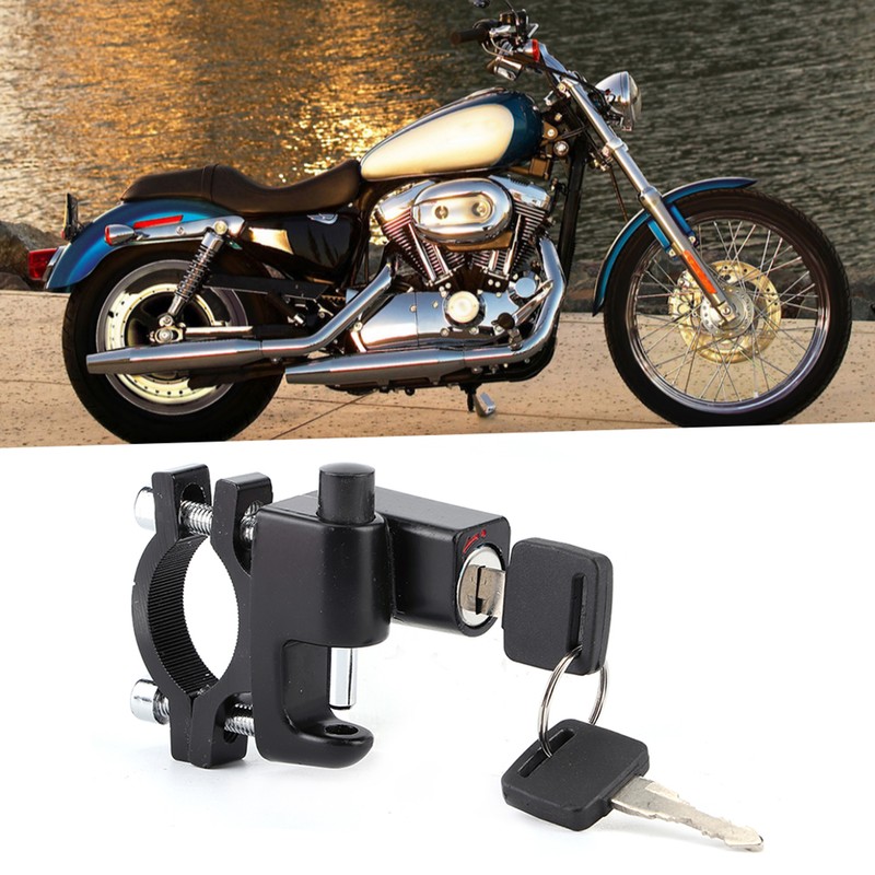 AntiTheft Universal Motorcycles Helmet Lock MultiFunctional Waterproof Fixed Lock Reminder