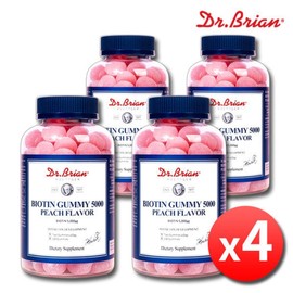 High-potency Biotin Gummies 5000 Peach Chewables 100 Pieces 4 Bottles USA Chewable Biotin Peach Flavor Women Pregnant Women Children / 고함량 비오틴 구미 젤리 5000 피치 츄어블 100개 4병 미국 씹어먹는 바이오틴 복숭아맛 여성 임산부 어린이