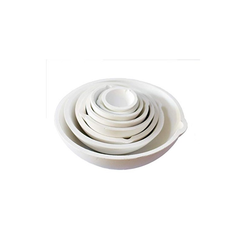 LLF Ceramic Oven Crucible Bowl Melted Cast Refined Gold Silver