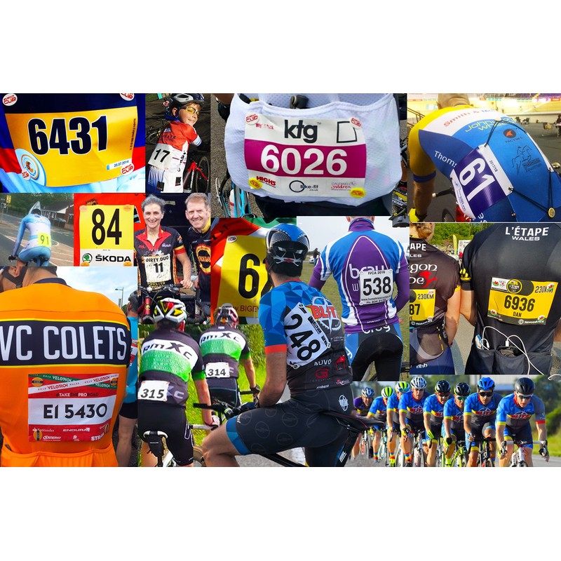 EventCLip Blue Snap-Lock BibClips