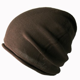 EdgeCity Men's Knit Cap in Cotton/Acrylic, Made in Japan -