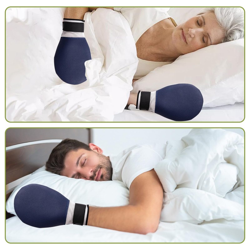 2PCS Dementia Restraint Gloves Hand Restraints for Elderly Dementia Patients