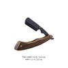 WOONEKY Retro Shaver Holder with Elegant Handle Foldable Beard Cutting