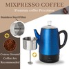 Mixpresso 10 Cup Percolator Coffee Pot Electric, Stainless Steel Coffee