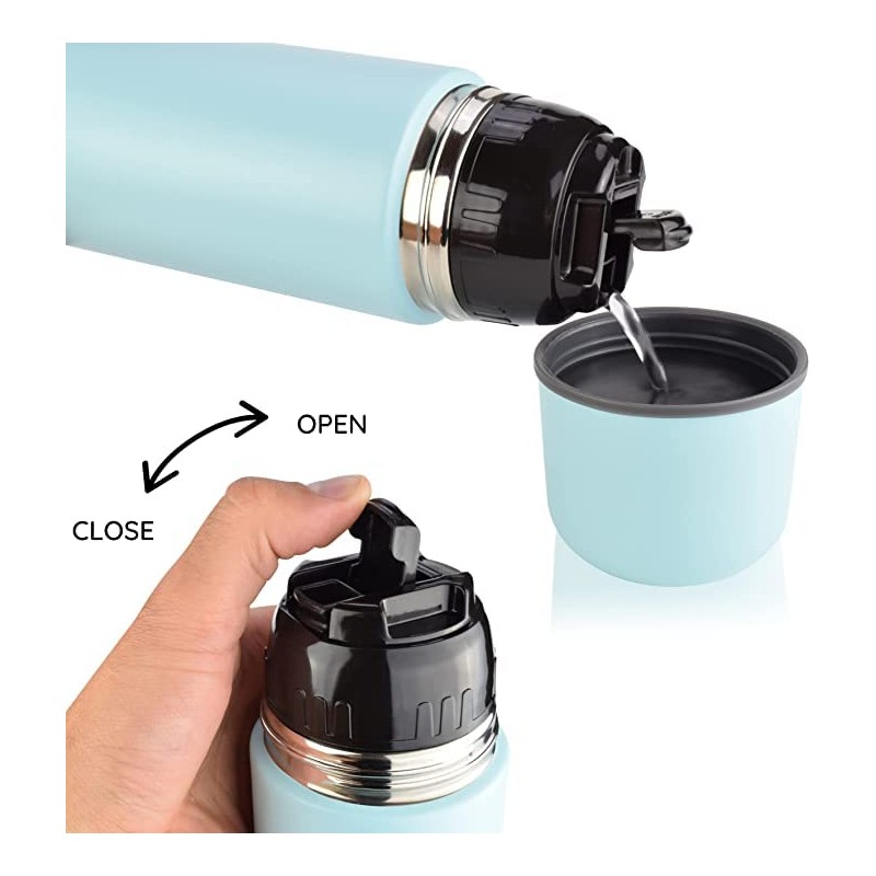 Milu Thermos Flask, Thermos Jug, 1 L, 750 ml, 500