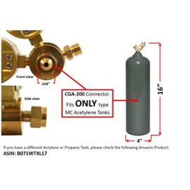 SÜA - Oxygen and Acetylene Regulators Welding Gas Gauges -Pair - Rear Entry - LDB series