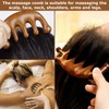 Pack of 2 Massage Combs, Head Massage, Massage Wood, Scalp