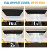 RV Window Shade Magnetic Suction Foldable Door Window Cover UV