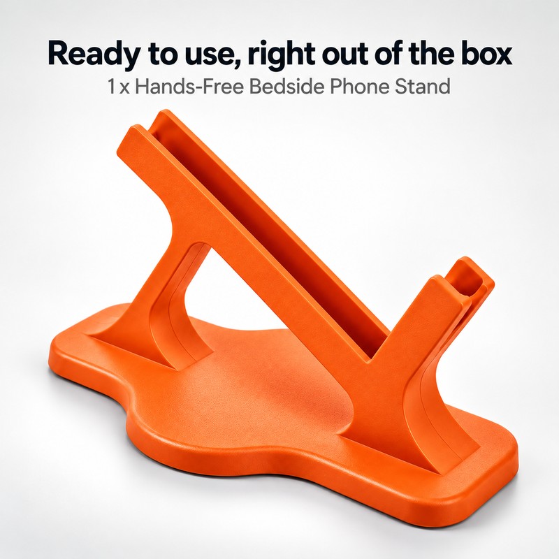 Hands-Free Phone Stand for Bed – Stable Ergonomic Side-Lying Phone