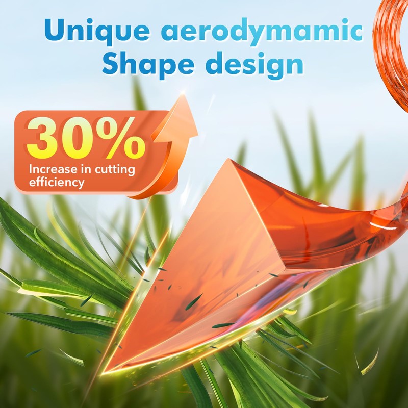 15 Pack AL2420P Replacement Twisted Trimmer Line Compatible with All