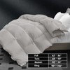 CYMULA Feather Down Comforter Queen Size - All Season Grey