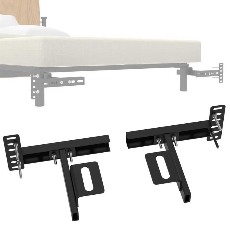Headboard Brackets for Metal Bed Frame, Universal Adjustable Brackets for