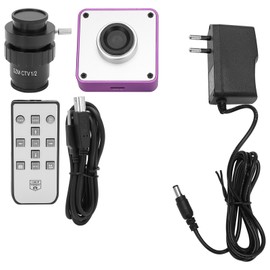 2K 51MP Microscope Camera USB Industrial Camera +1/2 Stereoscopic Microscope CMount Adapter Lens AC100240V