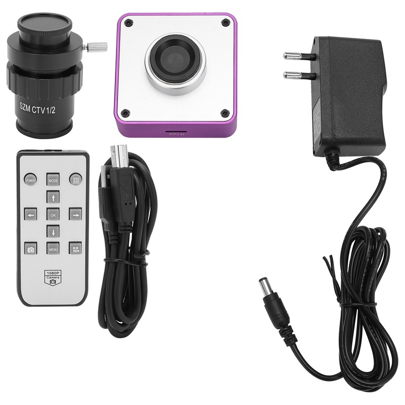 2K 51MP Microscope Camera USB Industrial Camera +1/2 Stereoscopic Microscope