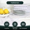 Zollner 001 Tea Towels, Half Linen, 50 x 70 cm,