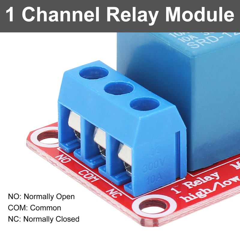 DiGiYes 6Pcs Relay Module DC 12V 1 Channel Relay Module