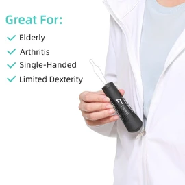 Button Hook, Button Helper Tool for Elderly, Wedding Dress Button Hook Tool, Button Assist Tool for Seniors, Arthritis, Stroke, Parkinson's or Other Disability