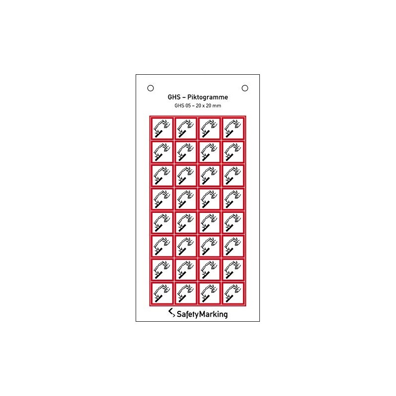 Betriebsausstattung24® Warning Combination Sign "Vorsicht! Explosionsgefahr" | Safety Sign /