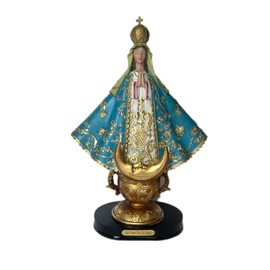 Generic 13" Inch Tall Resin Statue: Virgin of San Juan De Los Lagos