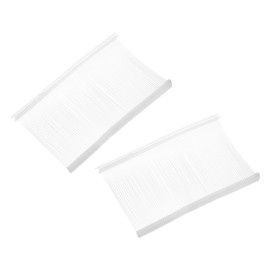MECCANIXITY 2500 Pcs Standard Tagging Barb Fasteners, 2 Inch Clear Tagging Gun Fasteners Tagging Gun Refill Plastic Garment for Clothing Fine Stitch Price Refills Tag Label