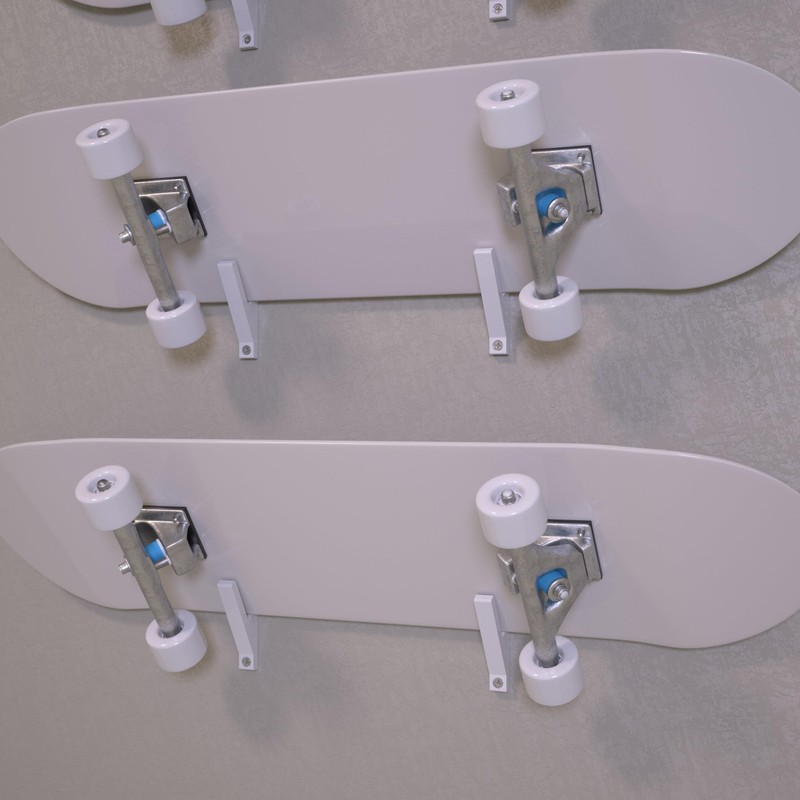 Wall Mount for Skateboard, Longboard - Sturdy Design Including Mounting