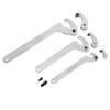 KUNTEC 8PCS Adjustable C Pin Spanner Hook Wrench Tool Set,