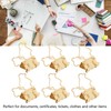 100Pcs Binder Clips Hollow Penguin Shape Sturdy Metal Small Binder