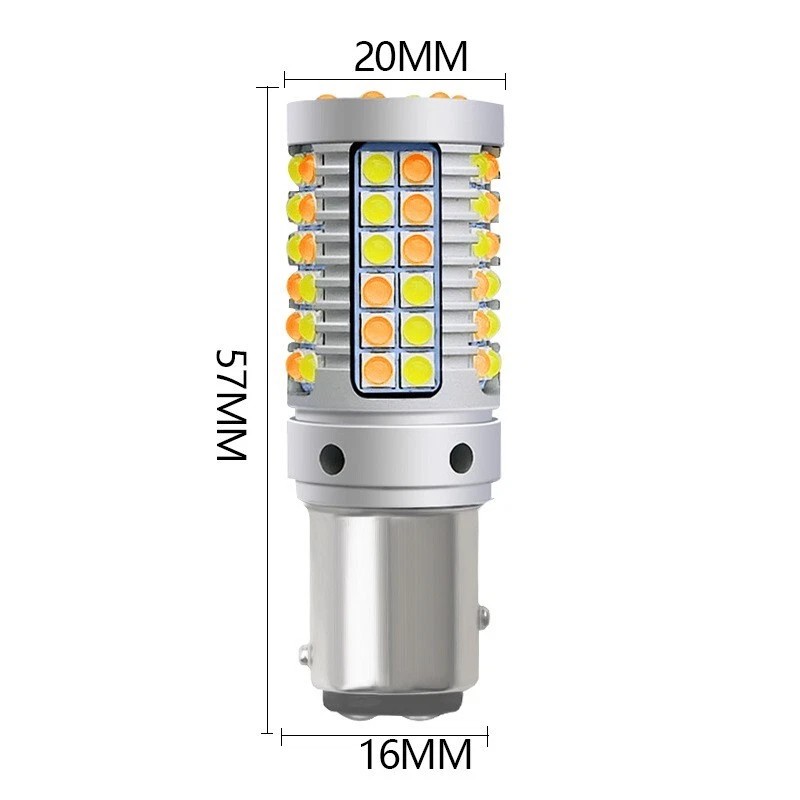 Rms lighting 1157 Switchback Ultra White /Yellow LED Bulb With