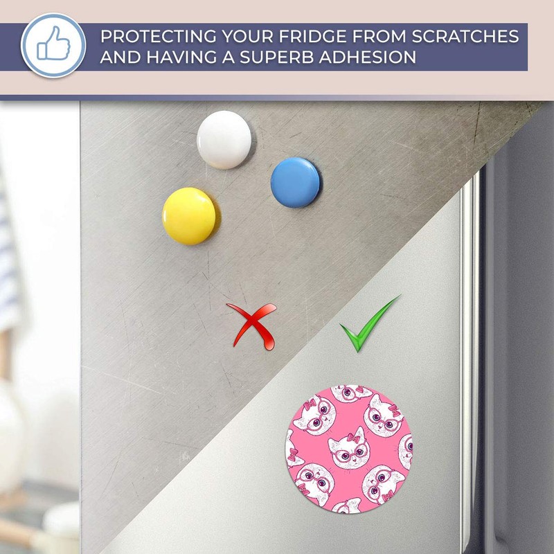 Destination Vinyl ltd Magnet for Refrigerator, Fridge - Cute Pink