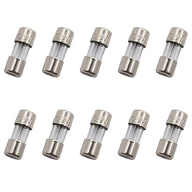 SIXQJZML 10 Pack F3AL Fast-Blow Mini Fuse 3A 3amp 125V Glass Fuses 0.14 x 0.39 inch / 3.6 x 10 mm (125Volt) (F3A)