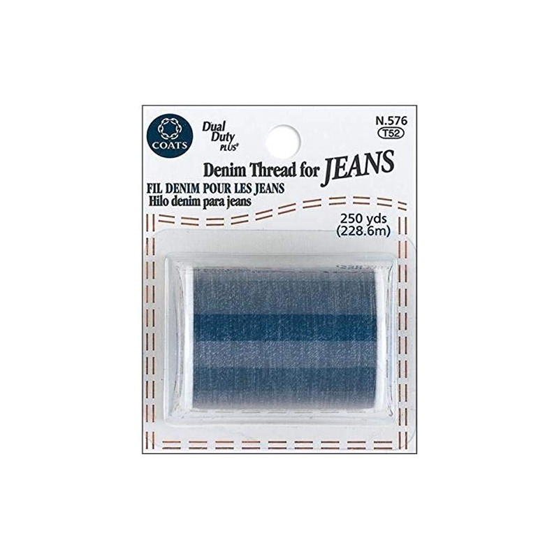 Coats & Clark Inc. N576 Denim Thread for Jeans, 250-Yard,