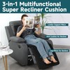HOMBYS 3-in-1 Recliner Seat Cushion with Lumbar Support Pillow &