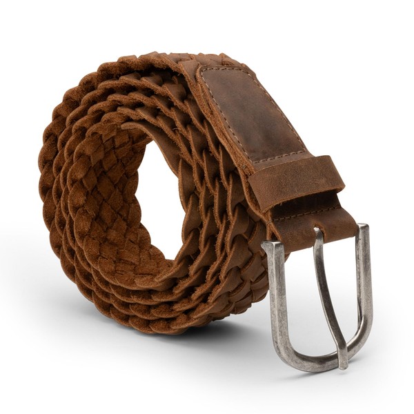 Hide & Drink, Braided Men's Belt, Casual Accessory, Full Grain
